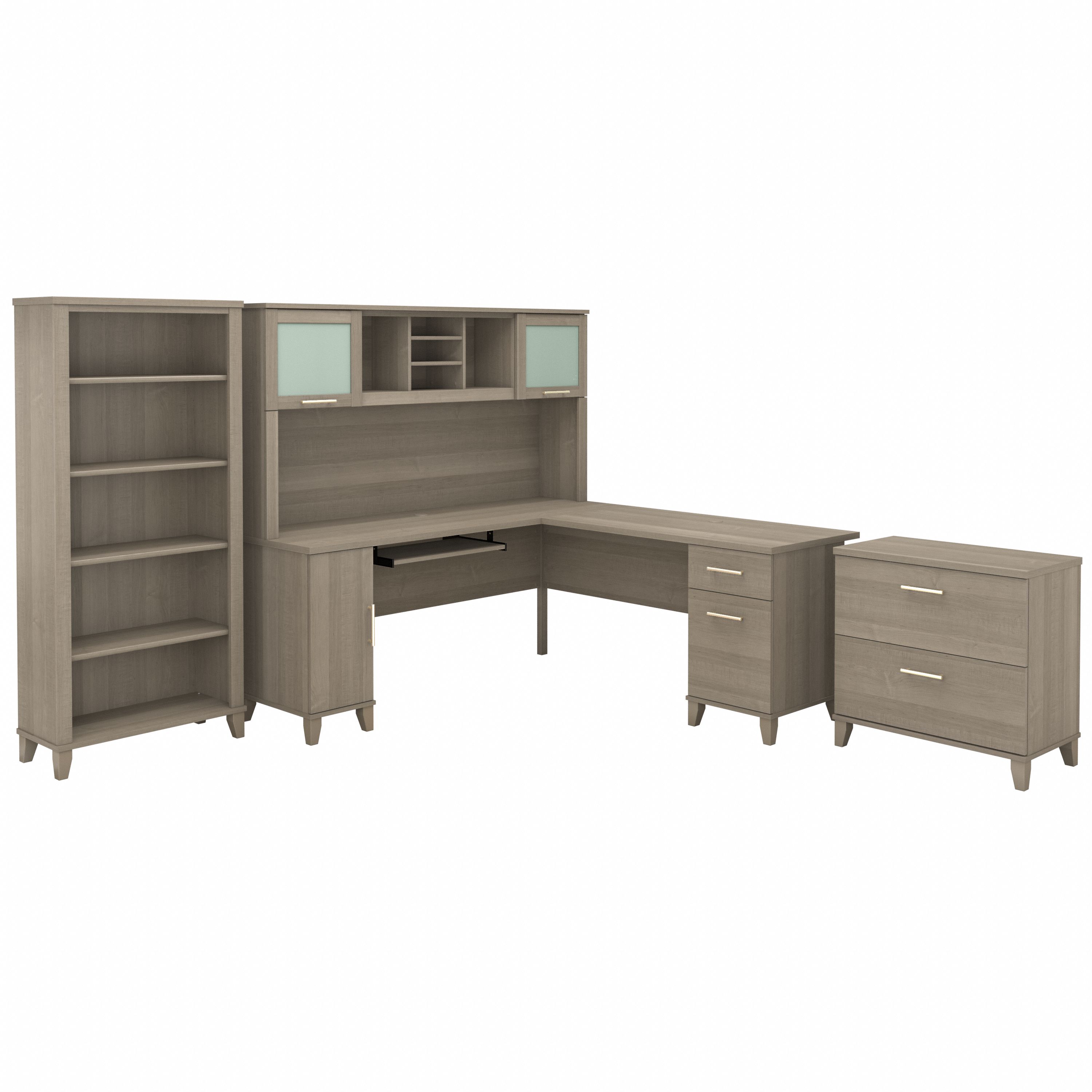 Somerset Collection 72w 3 Position Sit To Stand L Shaped Desk
